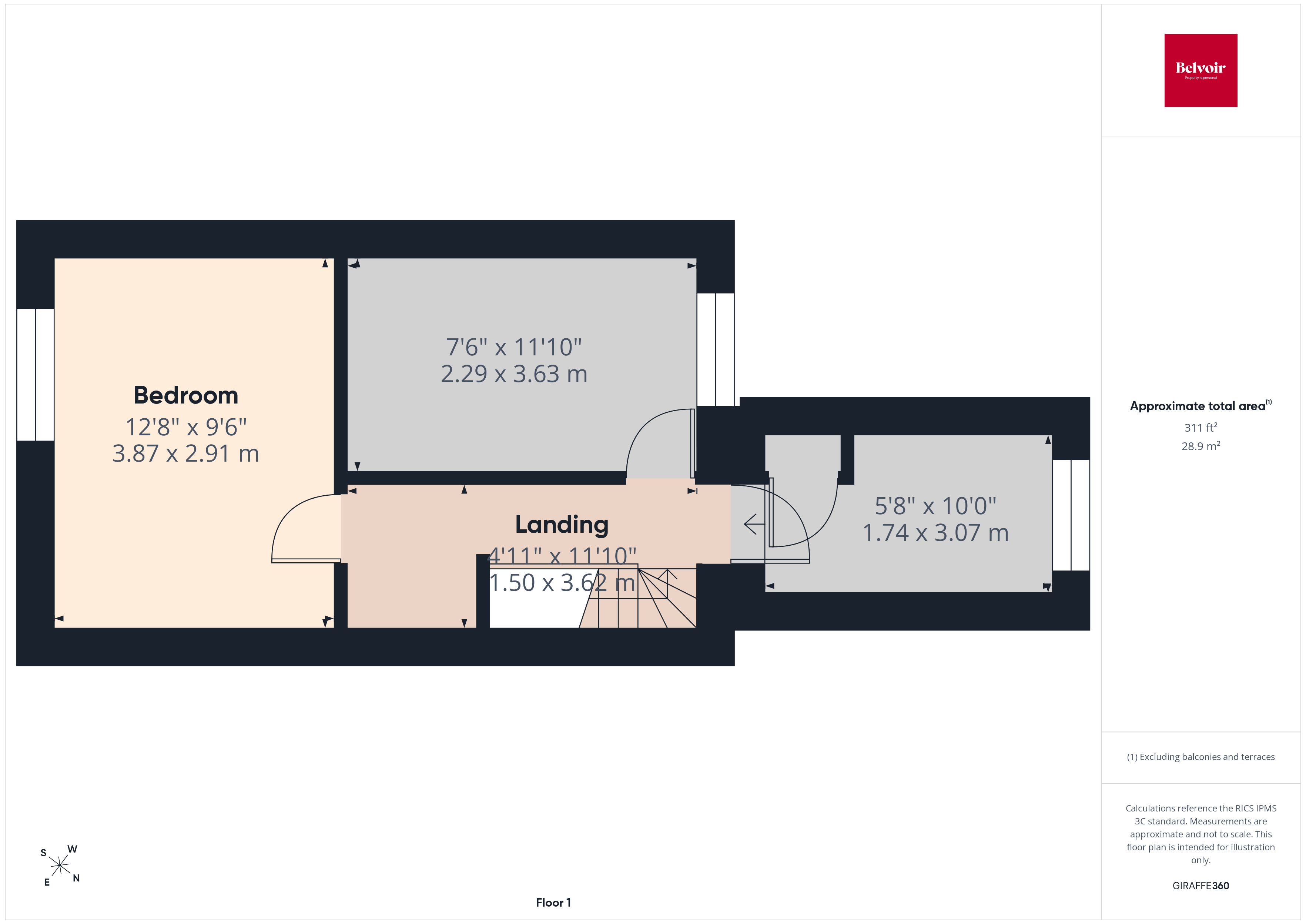 Dinas Street, Plasmarl, Swansea floorplan