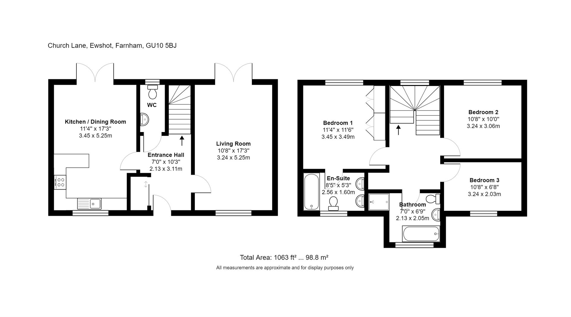 Lily Cottage, Elizabeth Meadows, Church Lane, Farnham floorplan