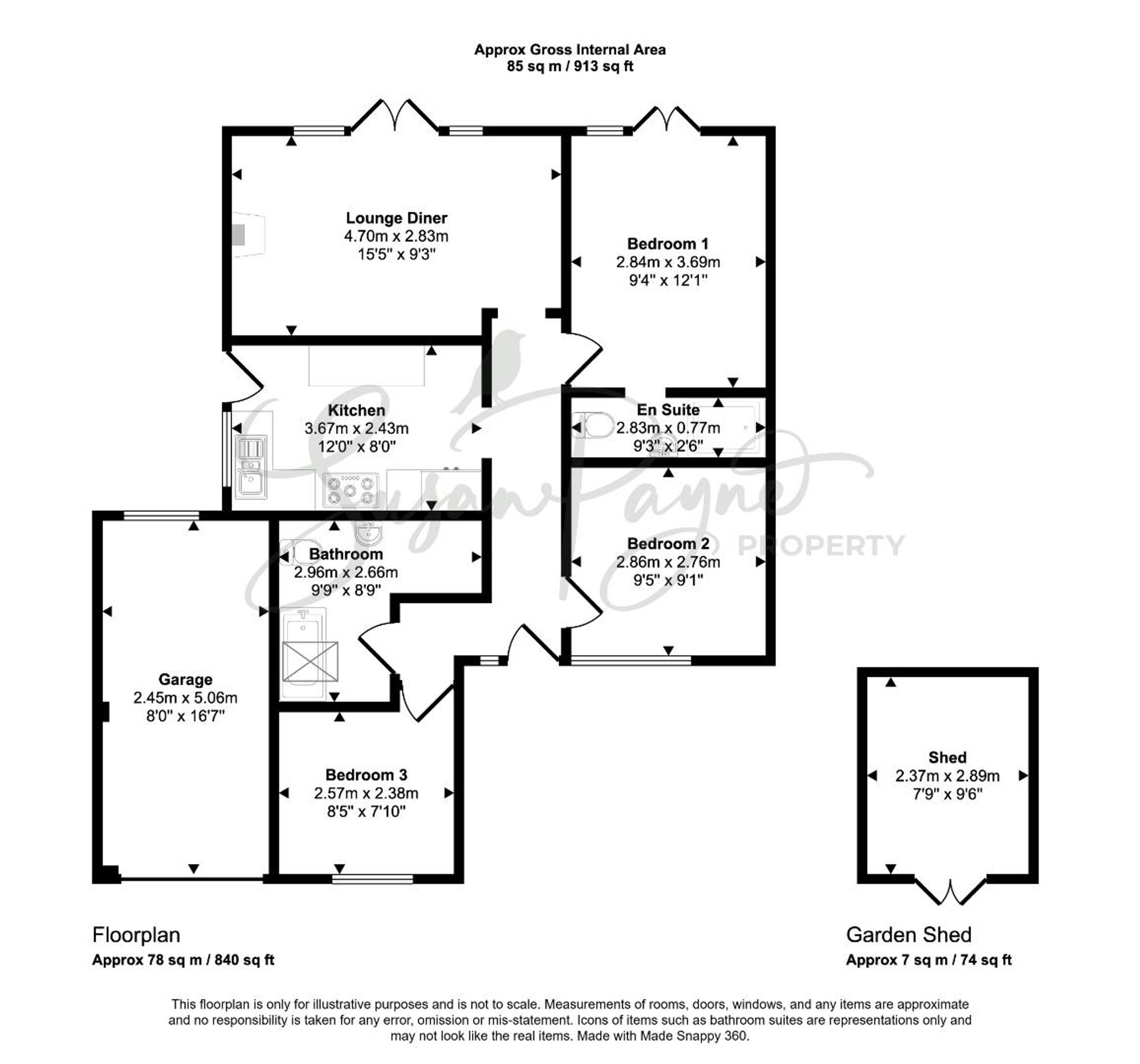11 St. Edmunds Walk, Ryde floorplan
