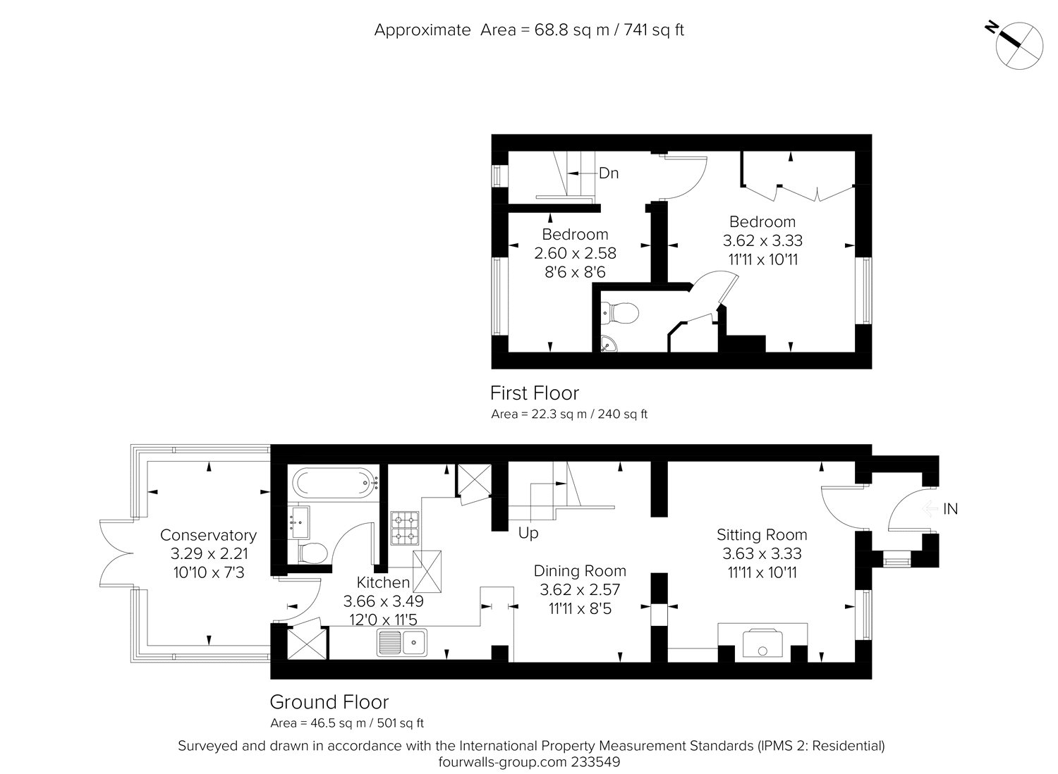 2 Bedrooms Terraced house for sale in Church Road, Penn, Buckinghamshire HP10