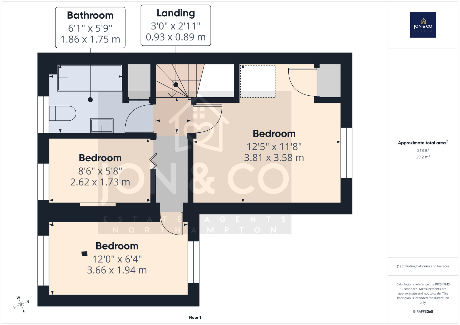 69, South Copse, Northampton floorplan