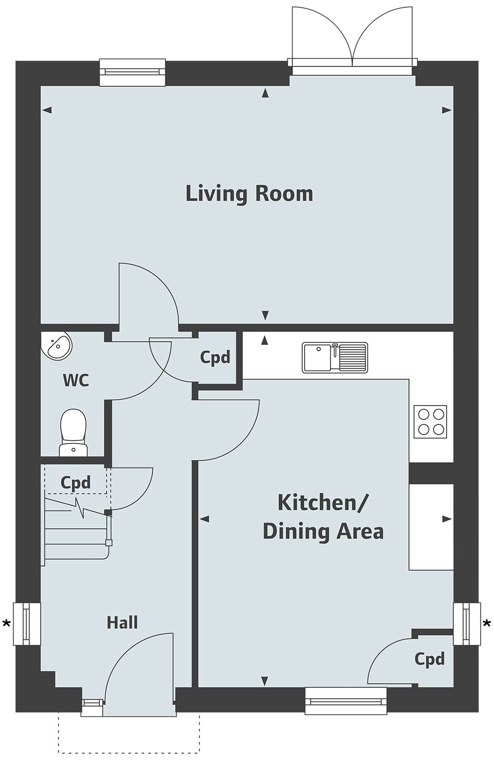 3 Bedrooms End terrace house for sale in 