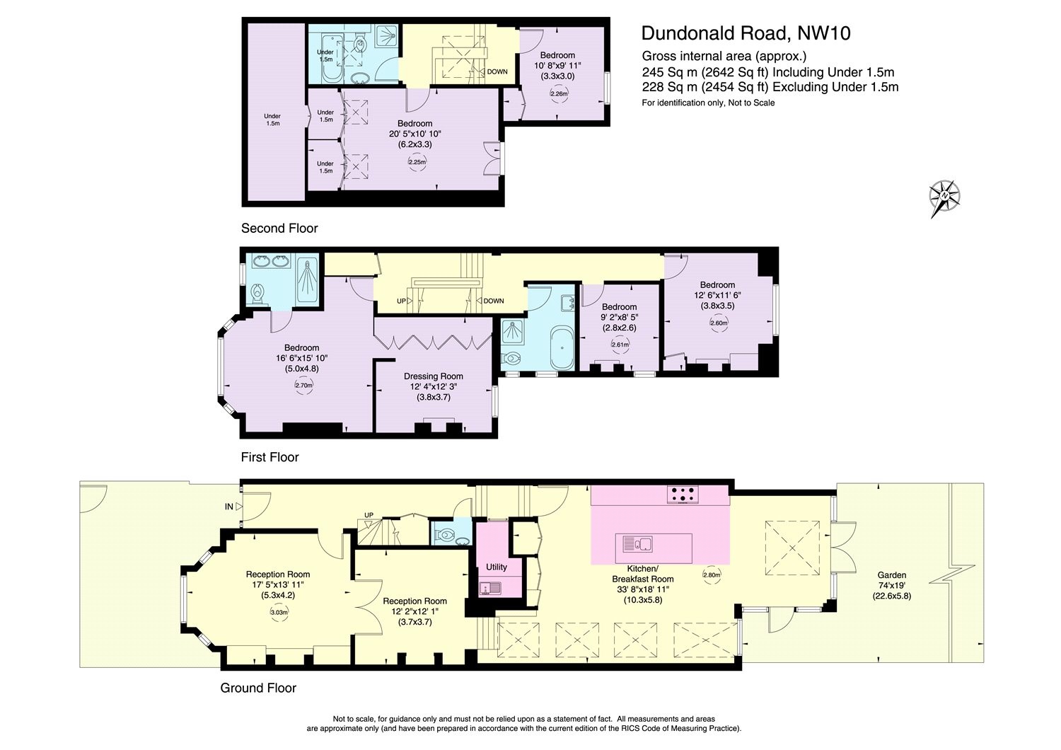 Dundonald Road, Queen's Park, London NW10, 5 bedroom terraced house to