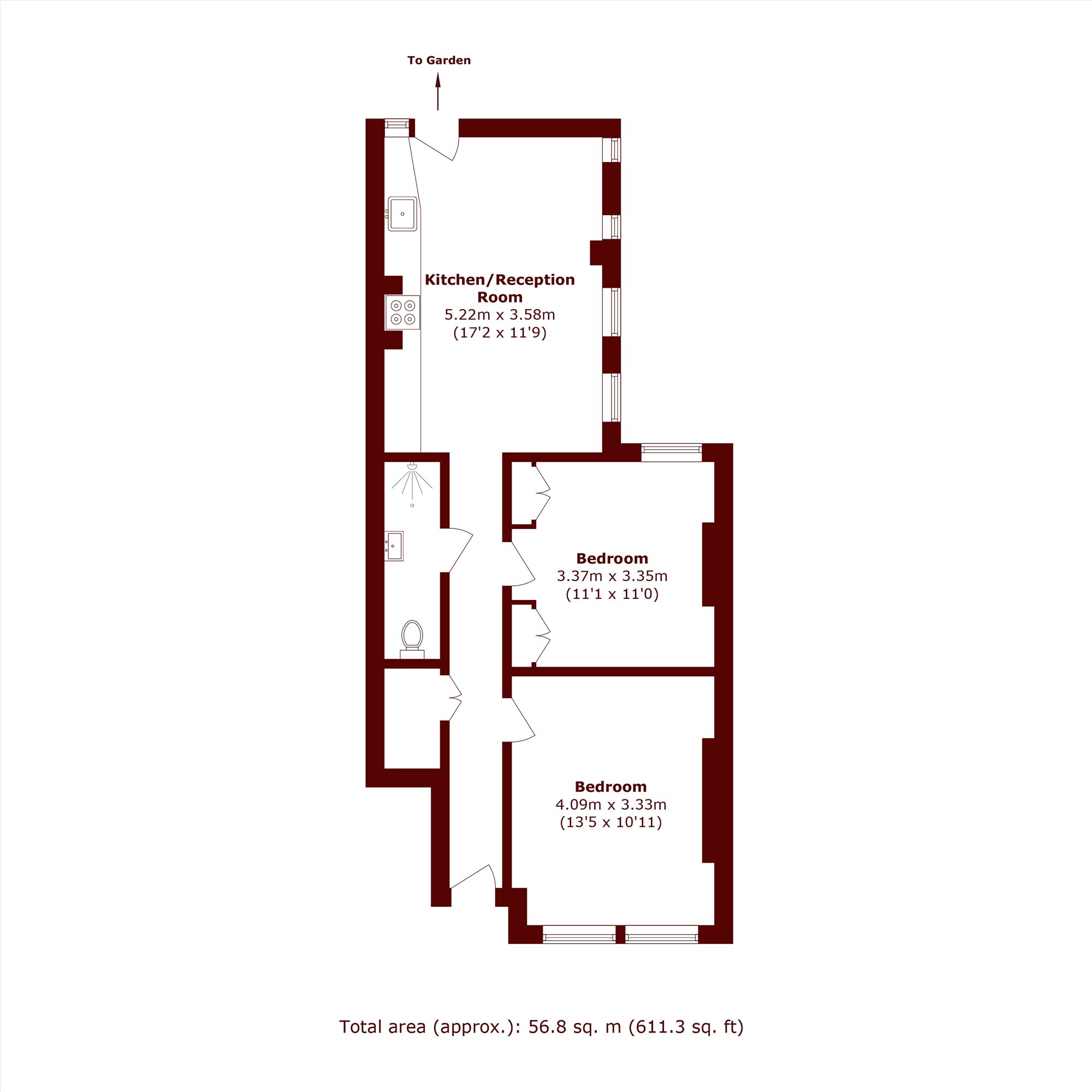 Hailsham Avenue, London floorplan