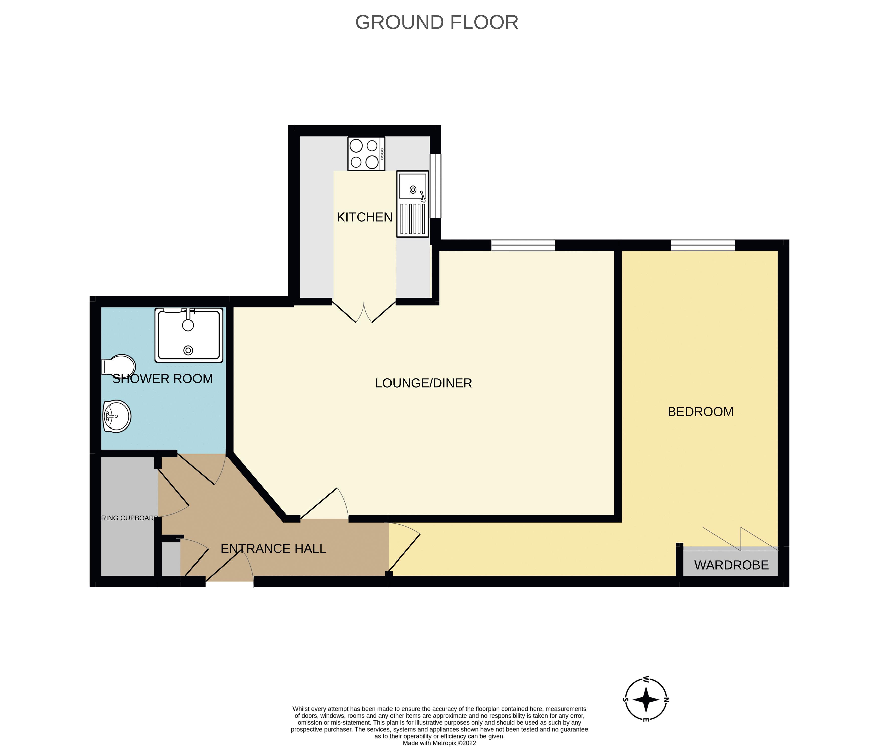 Windsor Court, Mount Wise, Newquay TR7, 1 bedroom flat for sale