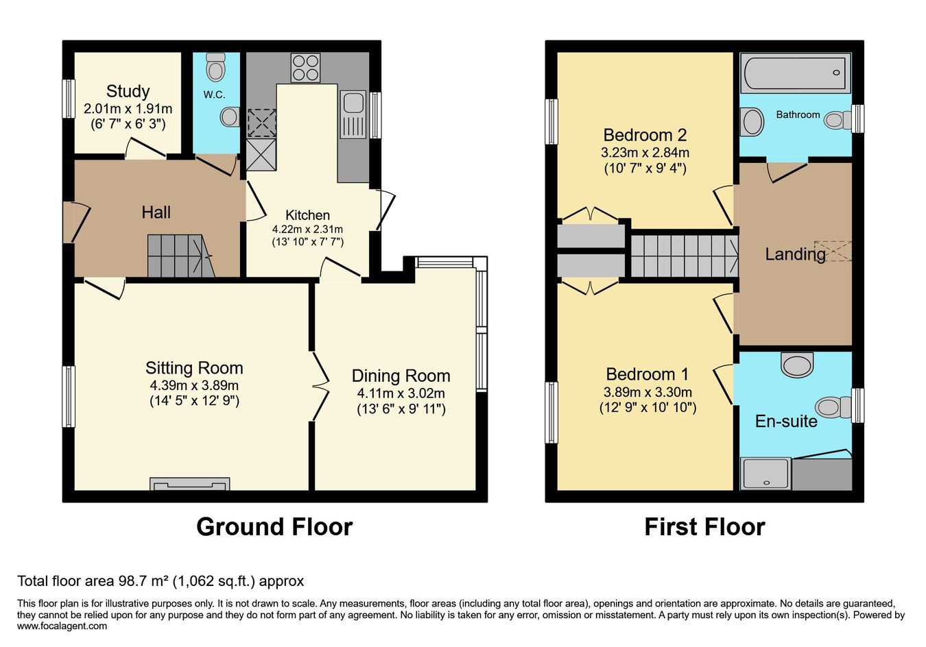 2, East Allcourt, Lechlade floorplan