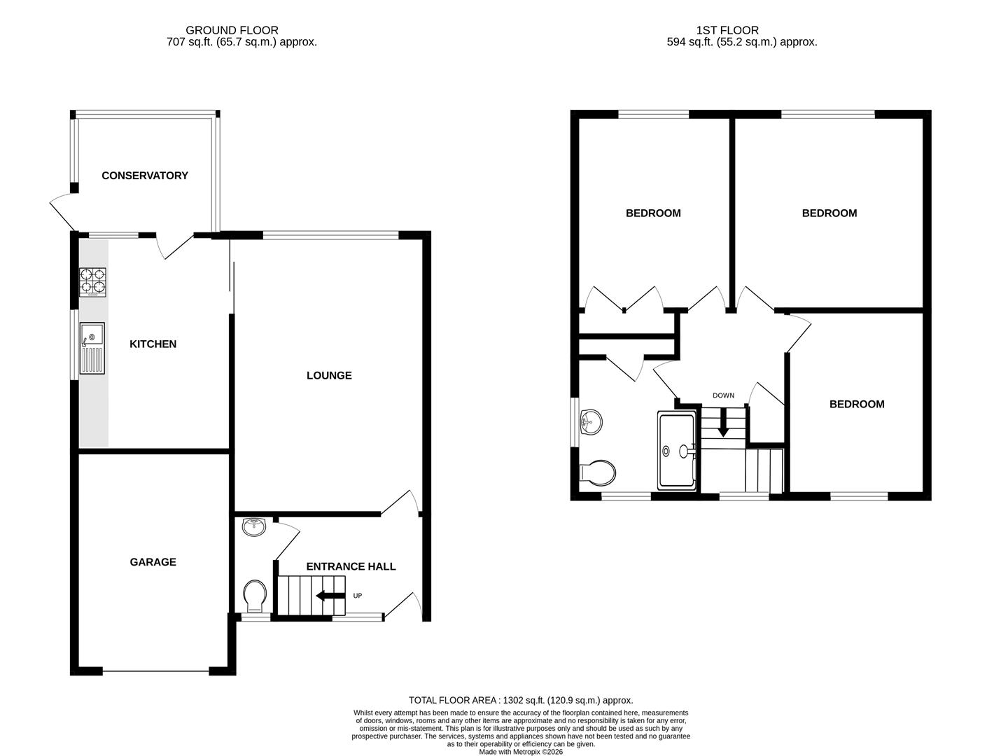 4, Waverley Gardens, Pevensey floorplan
