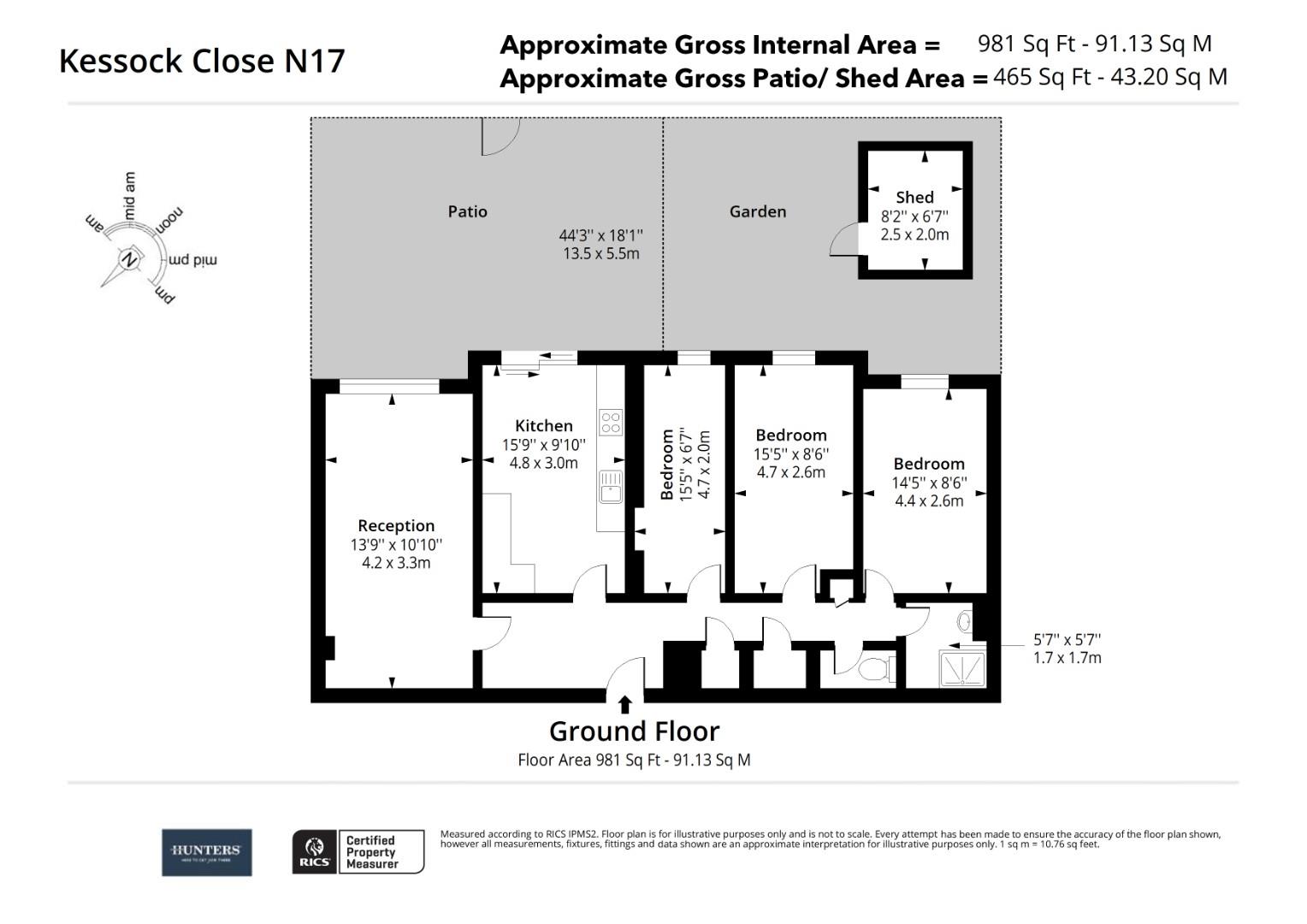 Kessock Close, London floorplan