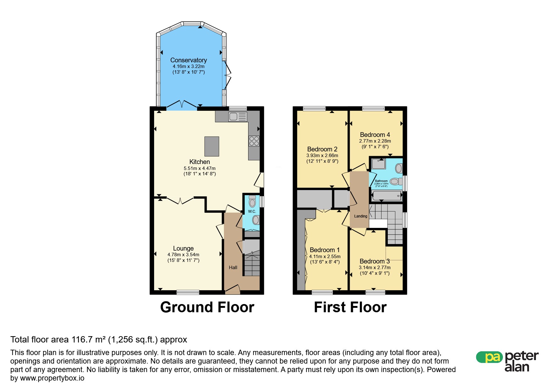 Llys Penpant, Swansea floorplan