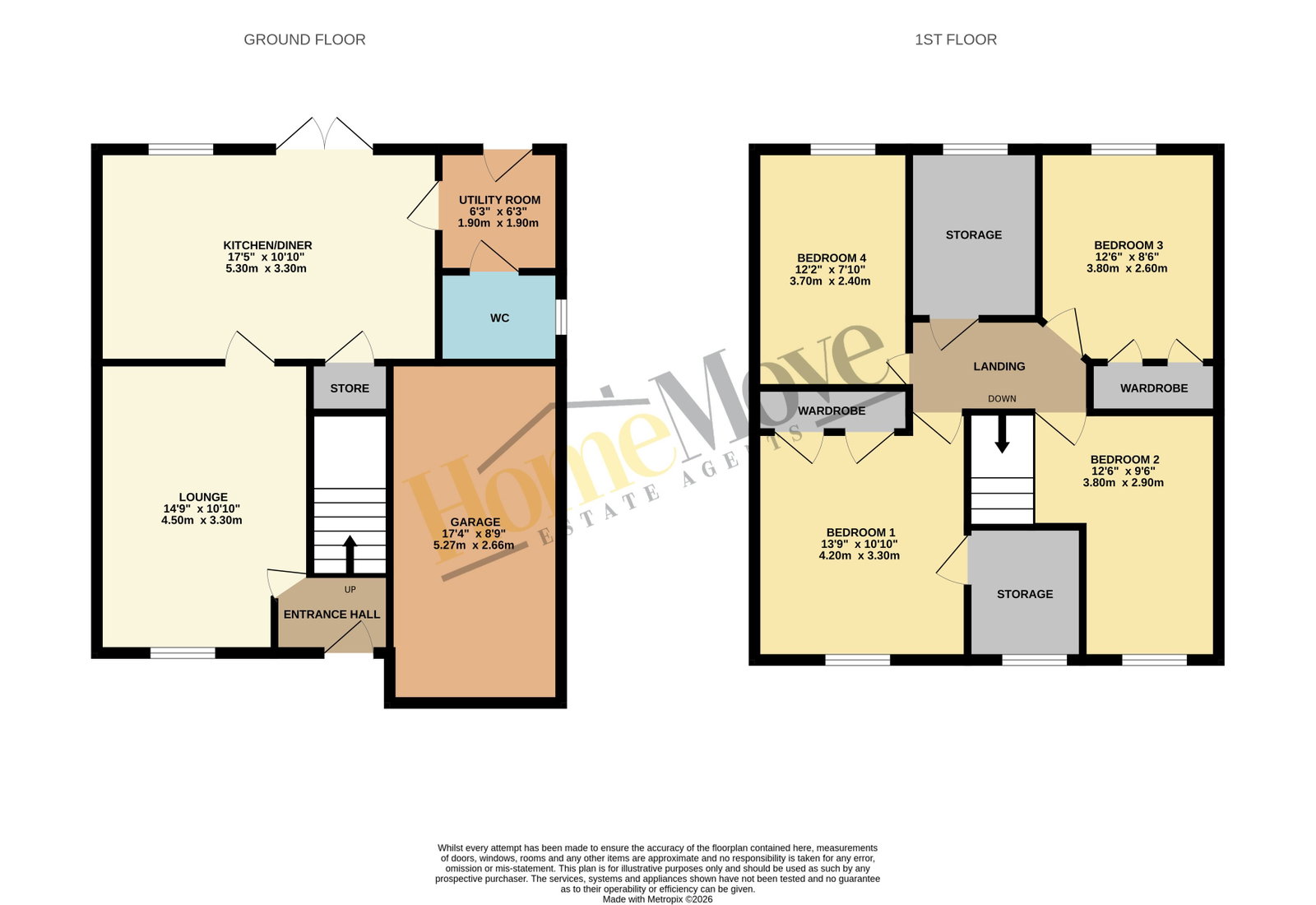 6, Bentley Close, Leicester floorplan