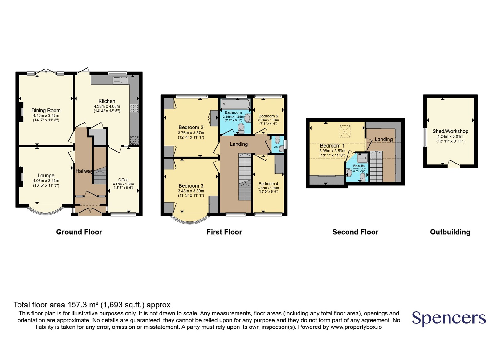 63, Chesterfield Road, Leicestershire floorplan