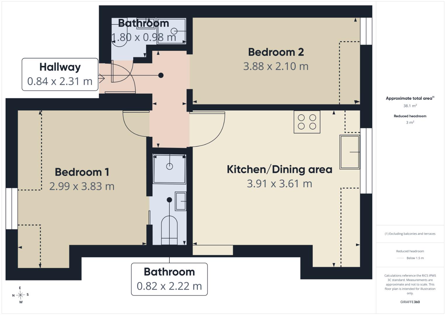 Flat 6, 92, Horsforth Avenue, Bridlington floorplan