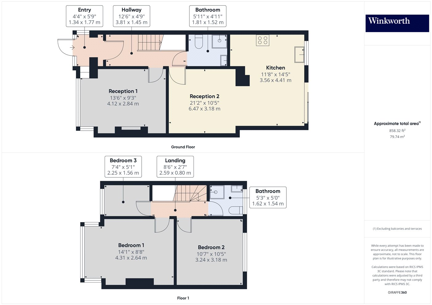12, Honeypot Lane, London floorplan