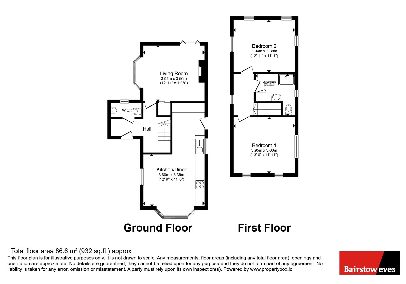 124, Princes Road, Essex floorplan