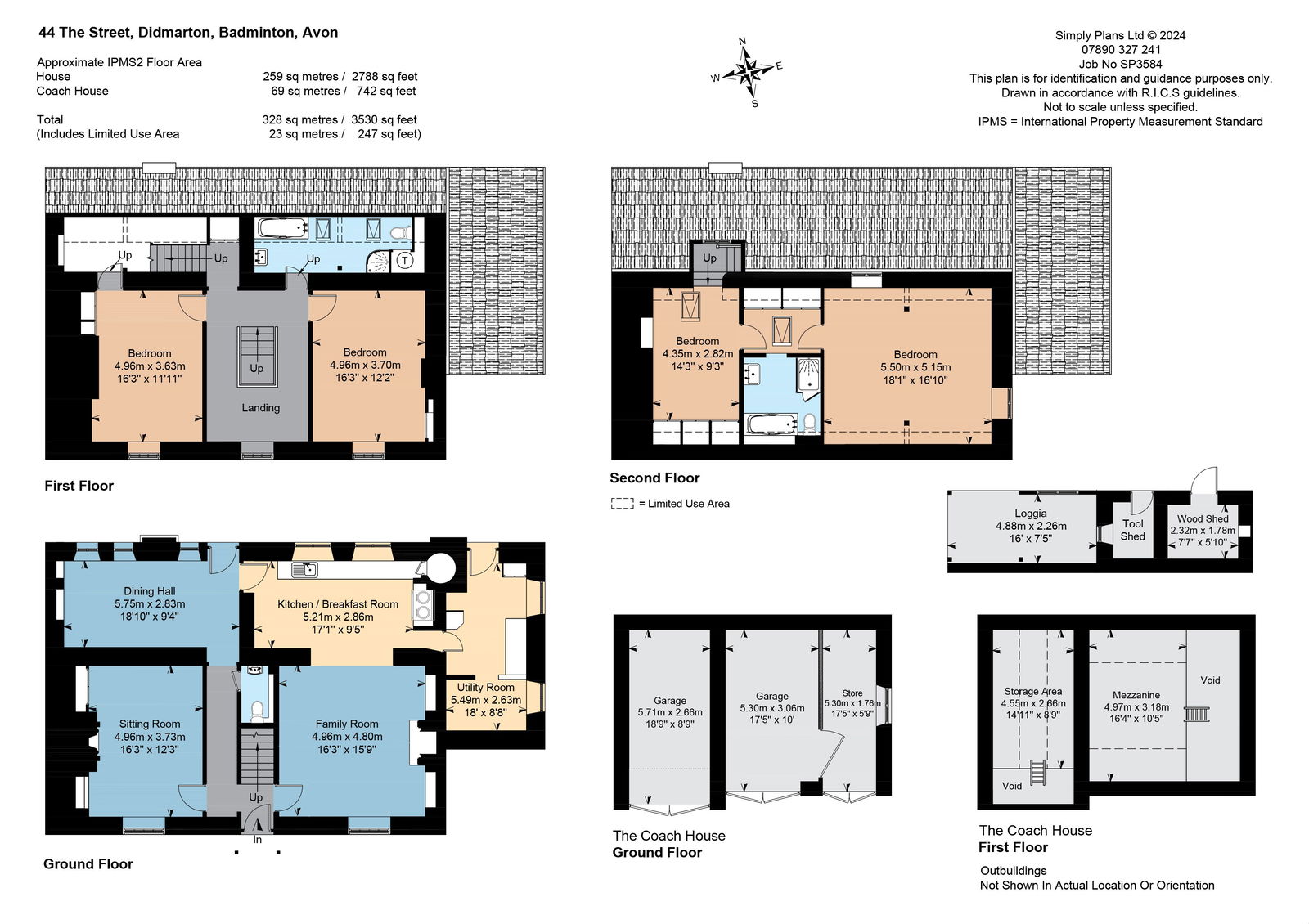 44,The Old Posting House, The Street, Badminton floorplan