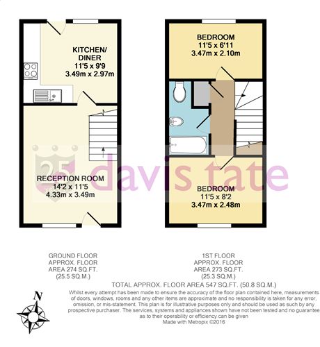 2 Bedrooms Terraced house to rent in Buckland Mews, Abingdon-On-Thames OX14