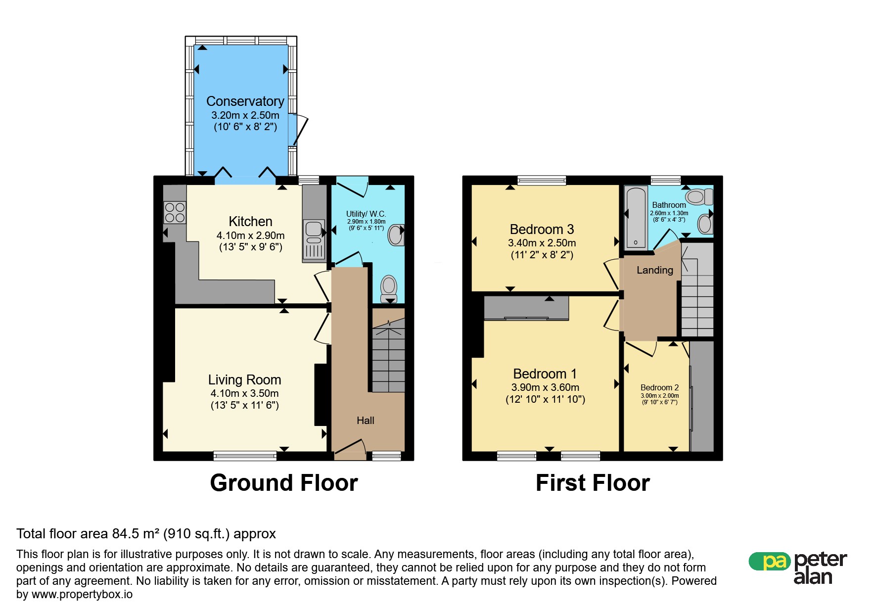 91, First Avenue, Caerphilly floorplan