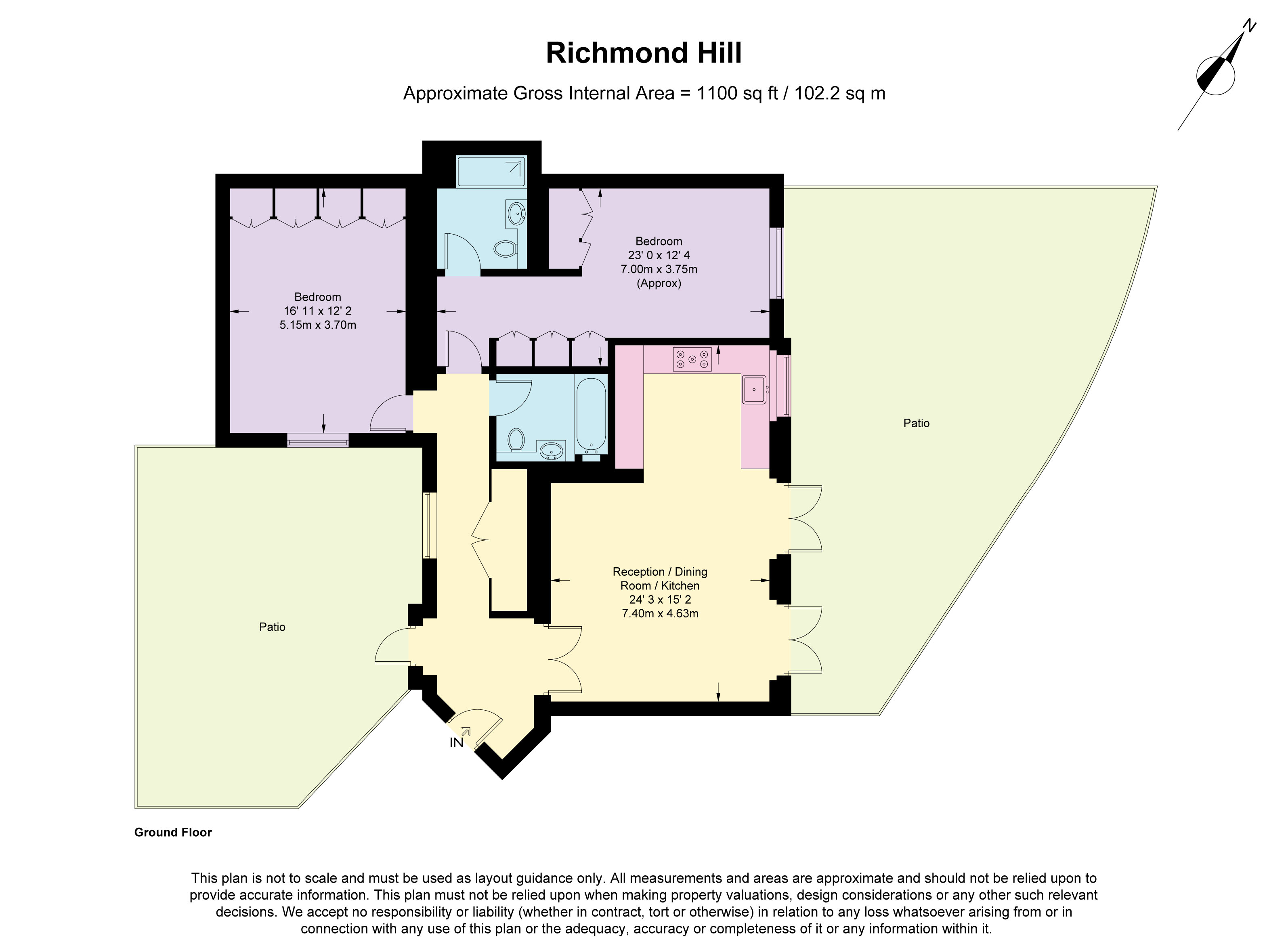 Richmond Hill, Richmond floorplan