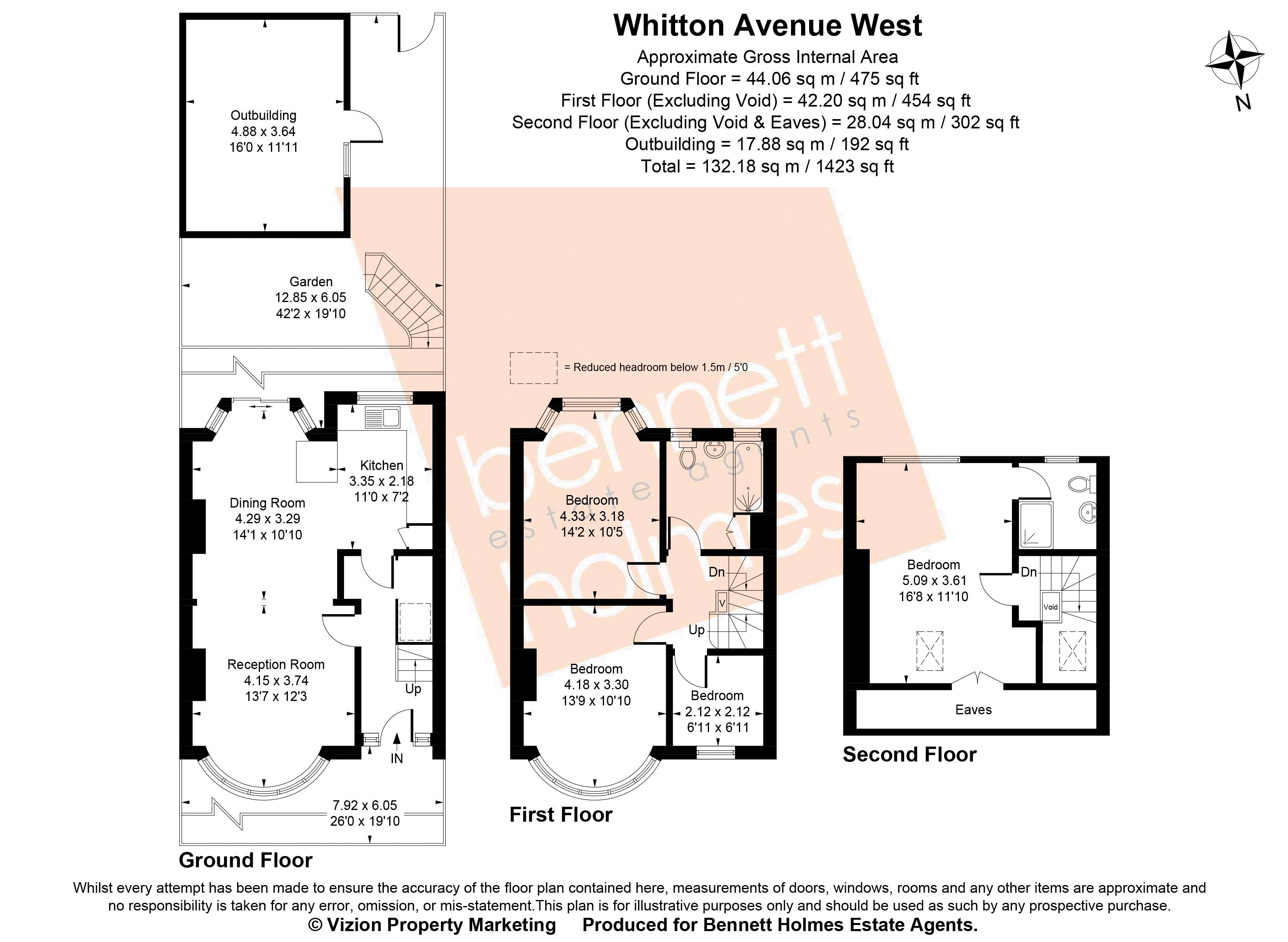531, Whitton Avenue West, Greenford floorplan