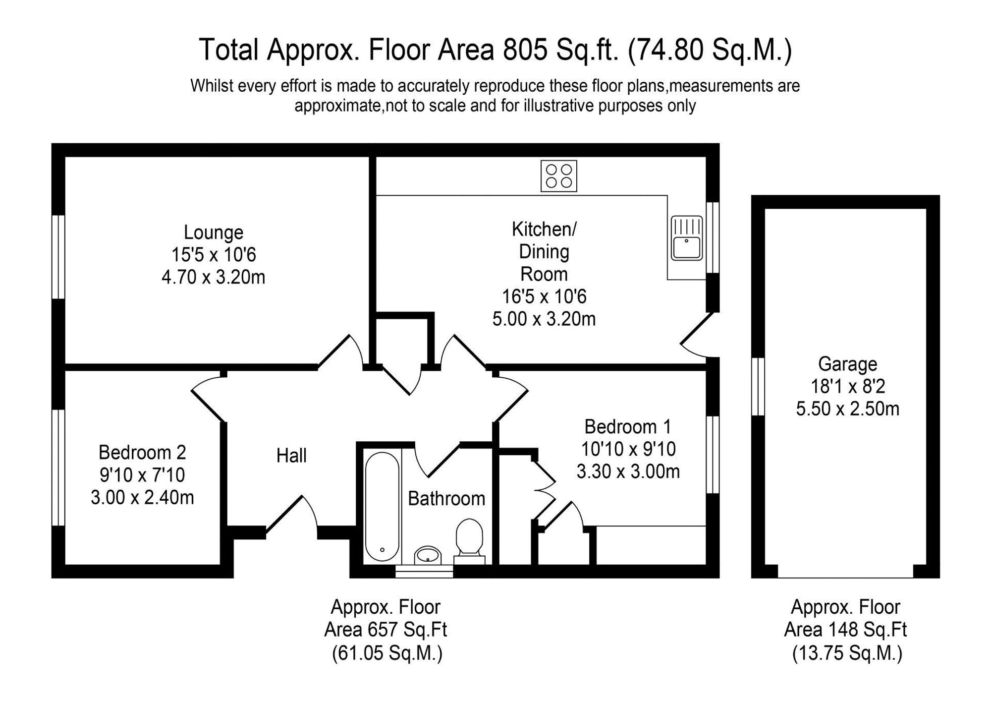 57 Castle Drive, Chorley floorplan