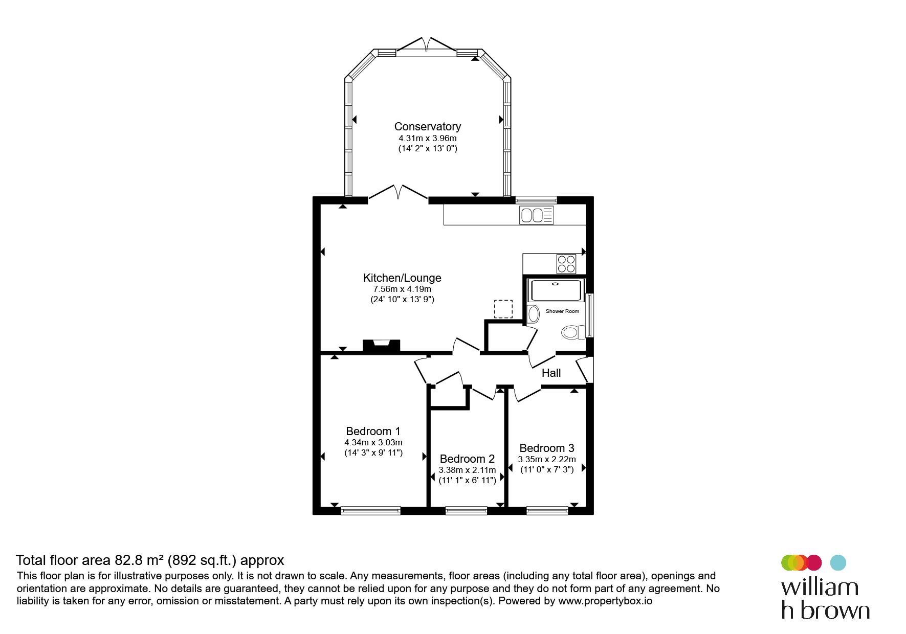 20, All Saints Walk, Dereham floorplan