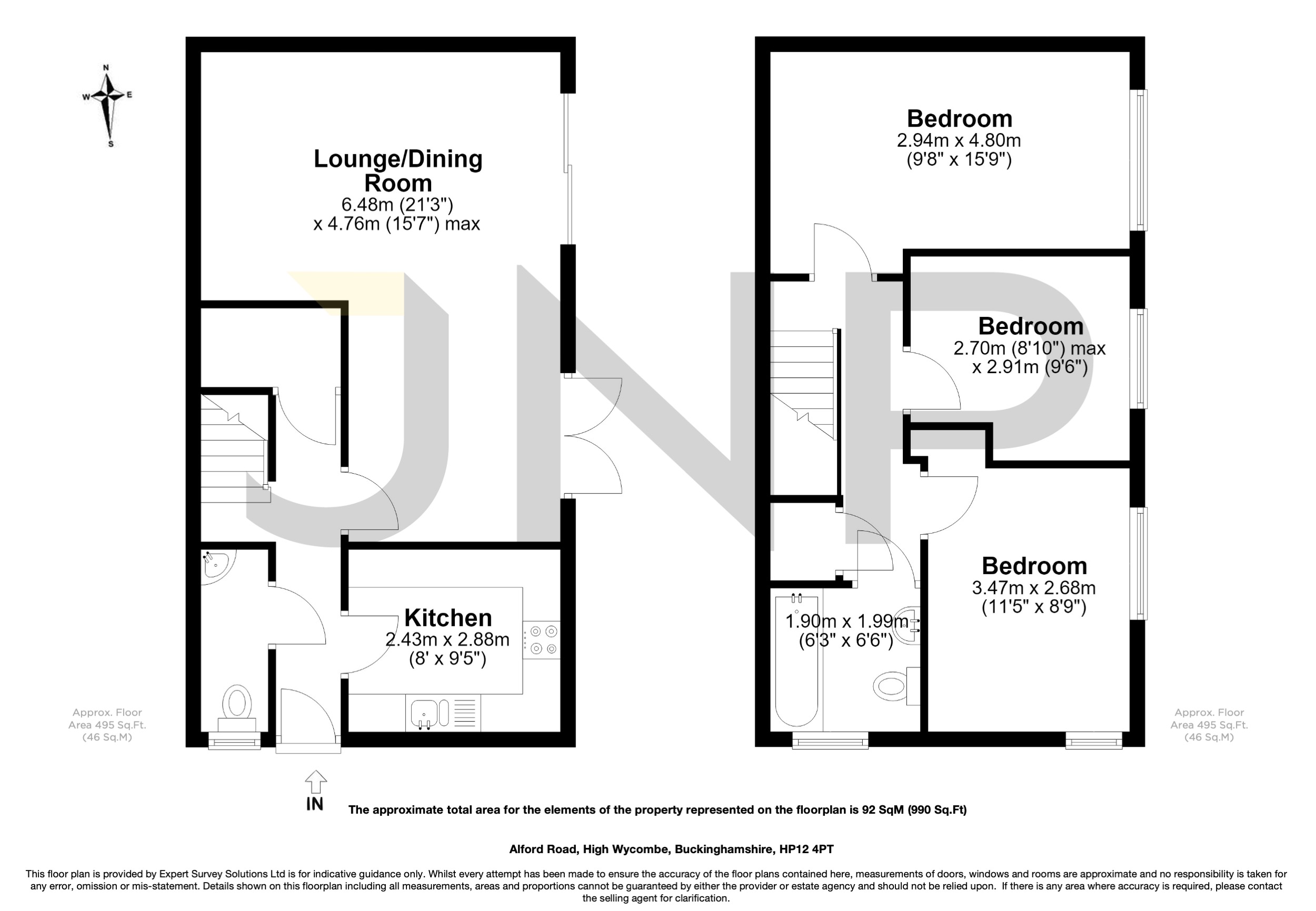 9, Alford Road, High Wycombe floorplan