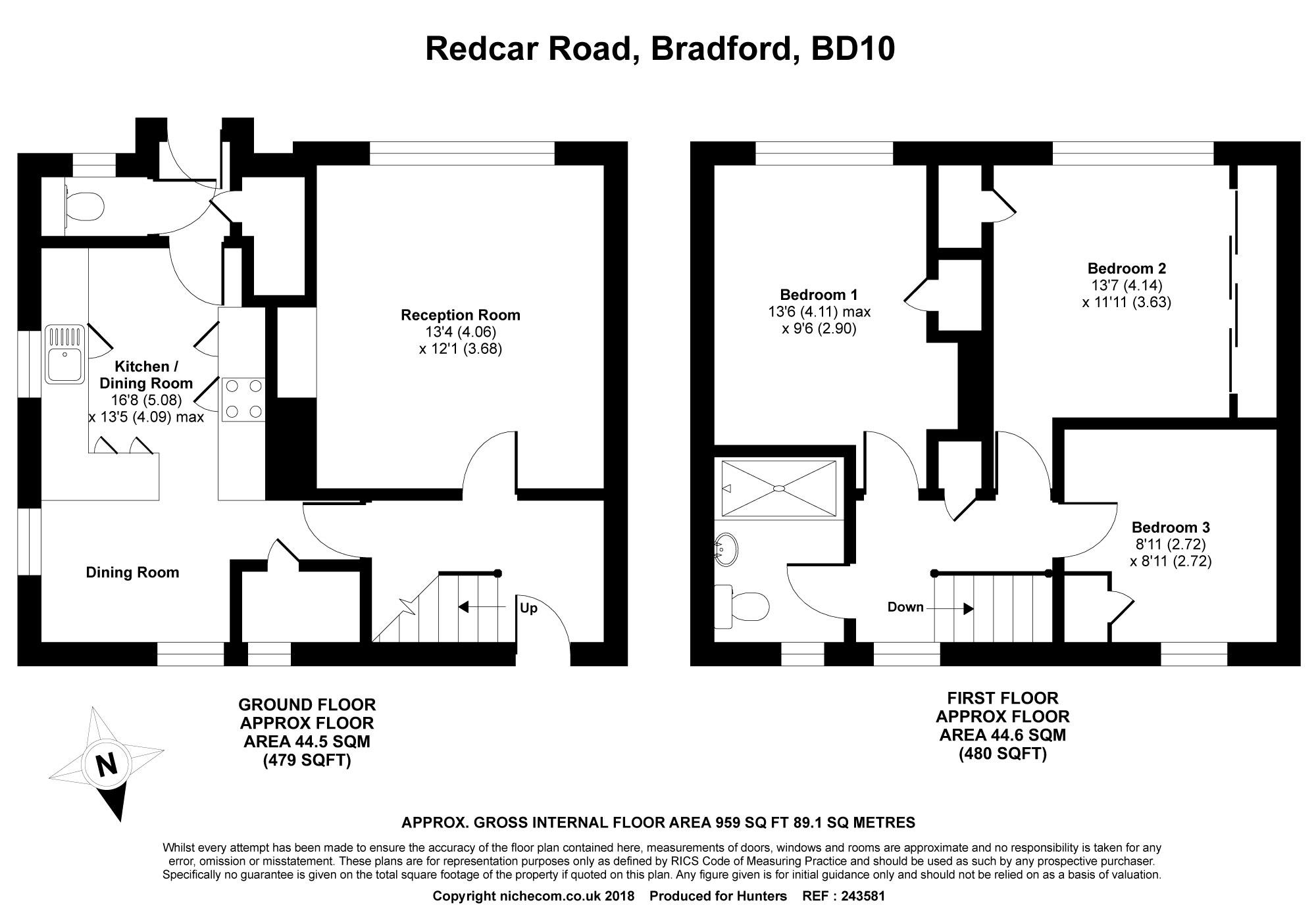3 Bedrooms Semi-detached house for sale in Redcar Road, Bradford BD10