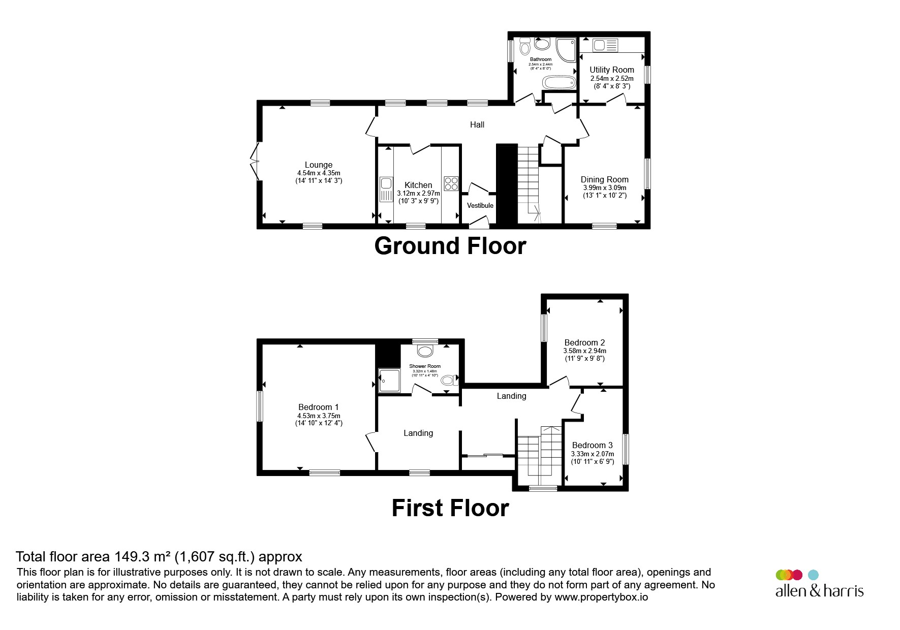 Linn Cottage, Linnpark Gardens, Johnstone floorplan