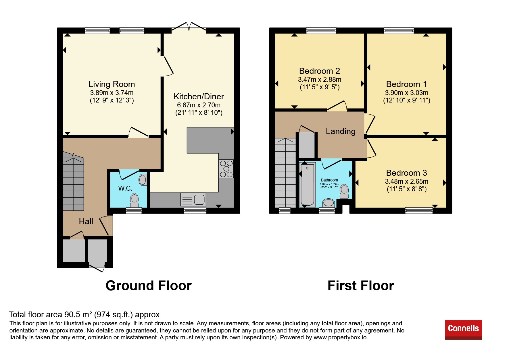 7, Tilly Close, Plymouth floorplan