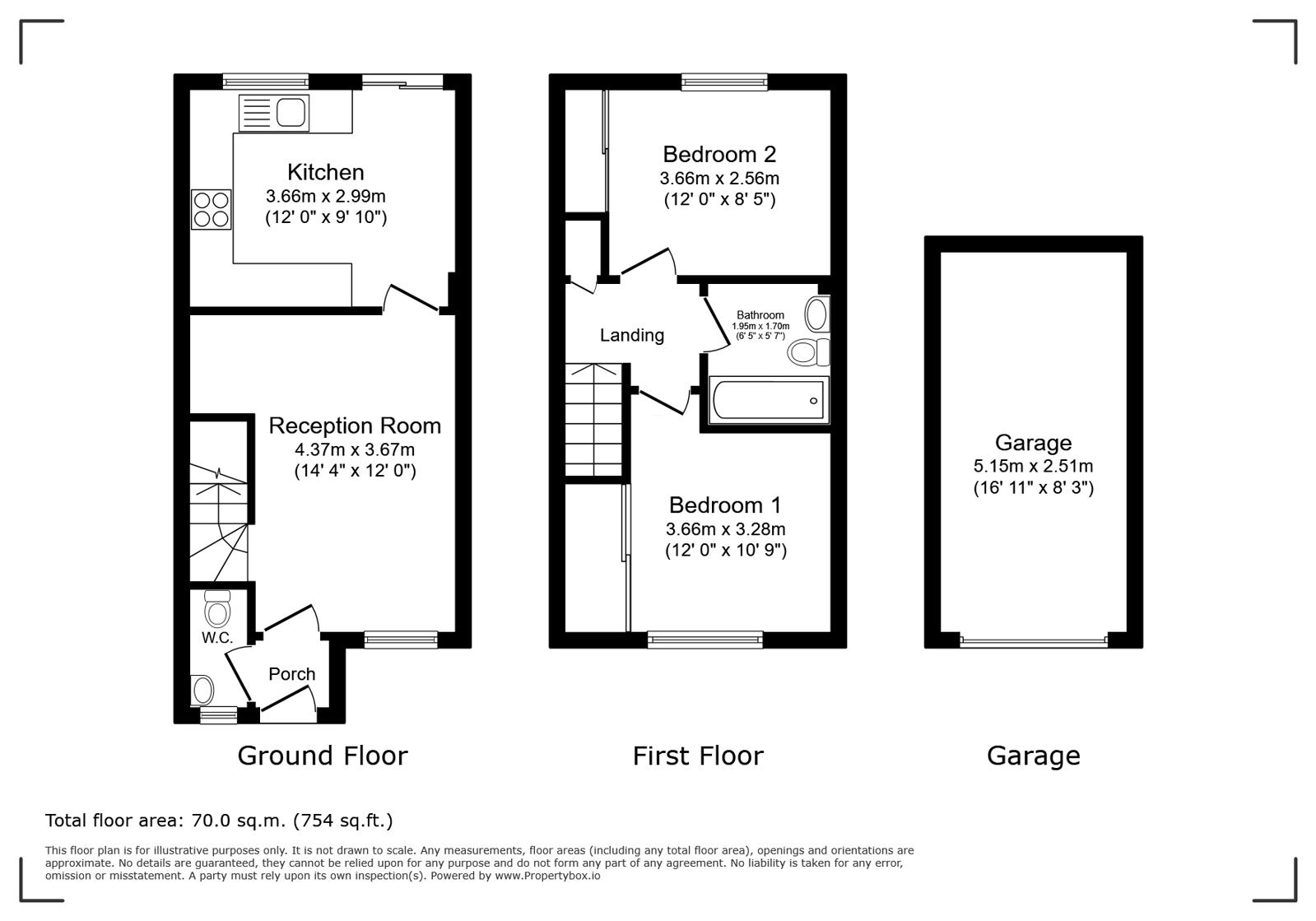 Culvercroft, Bracknell floorplan
