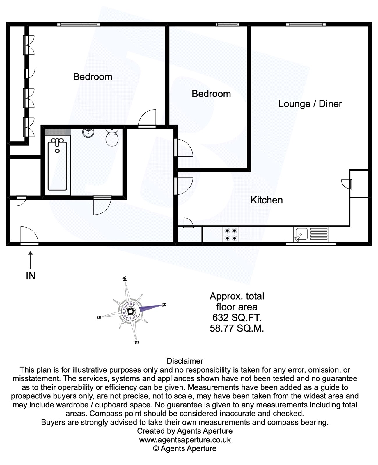 Brassie Wood, Essex floorplan