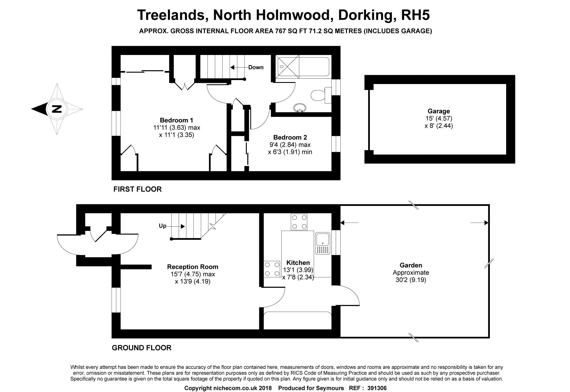 2 Bedrooms Terraced house for sale in Treelands, North Holmwood, Dorking RH5