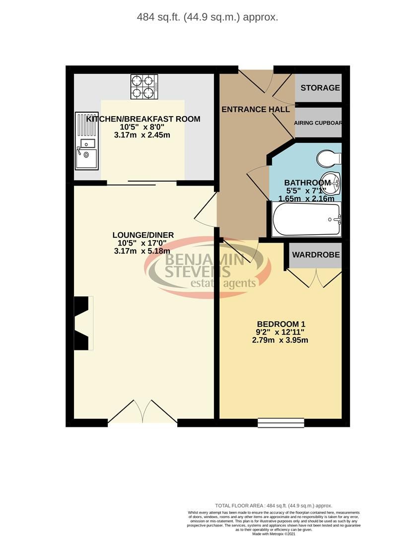 19 Heathside Court, High Road, Bushey floorplan