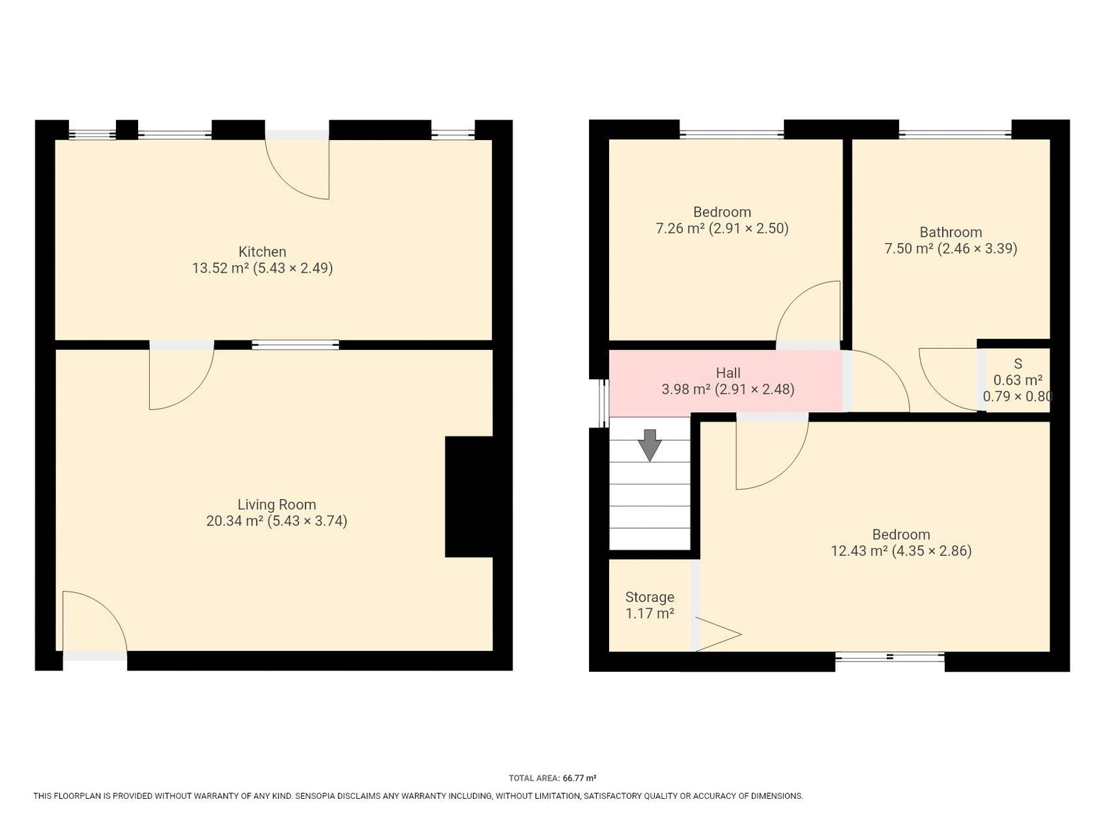 214, Meadow Bank Road, Rotherham floorplan