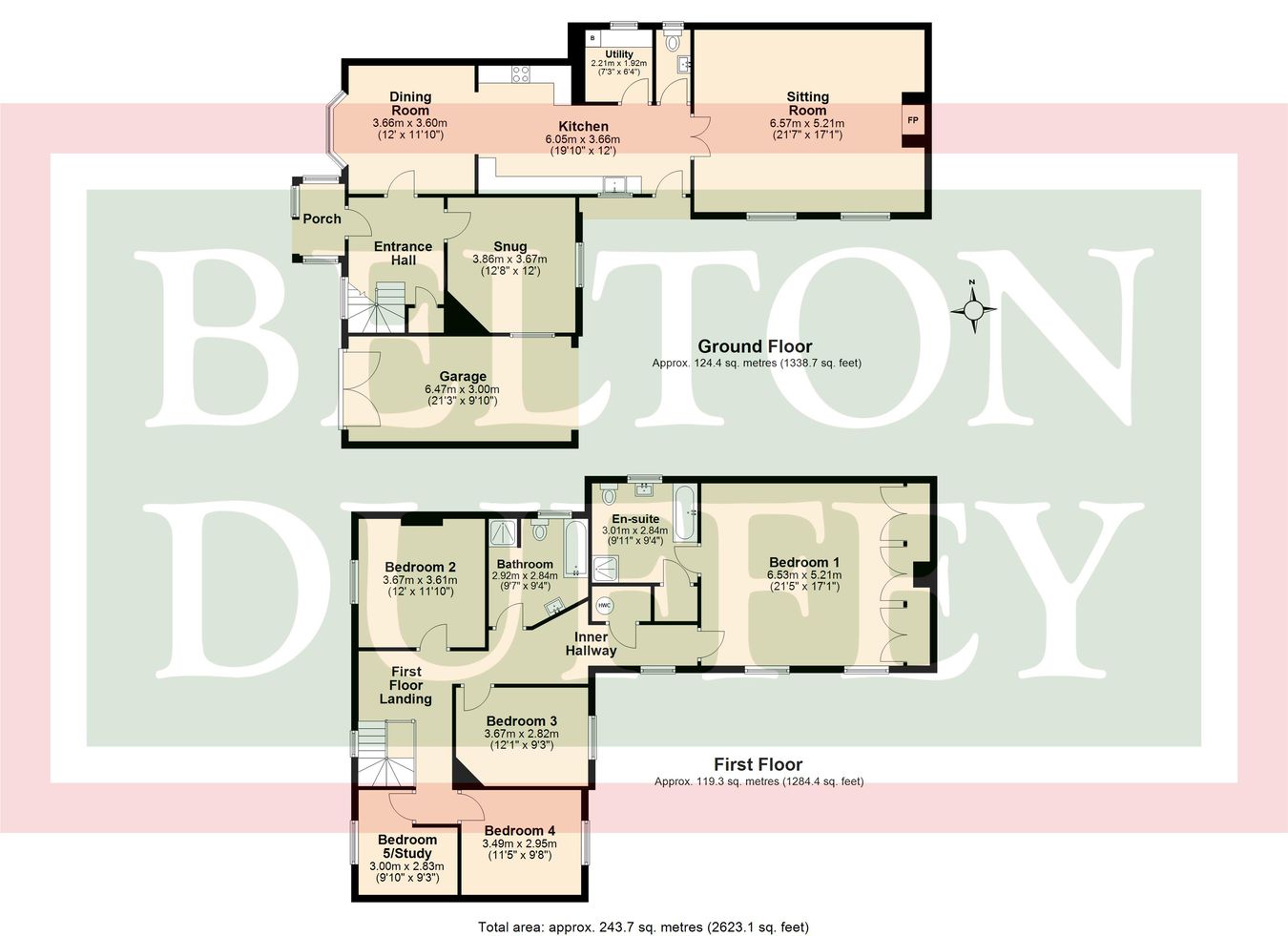 30, Sandy Lane, Fakenham floorplan