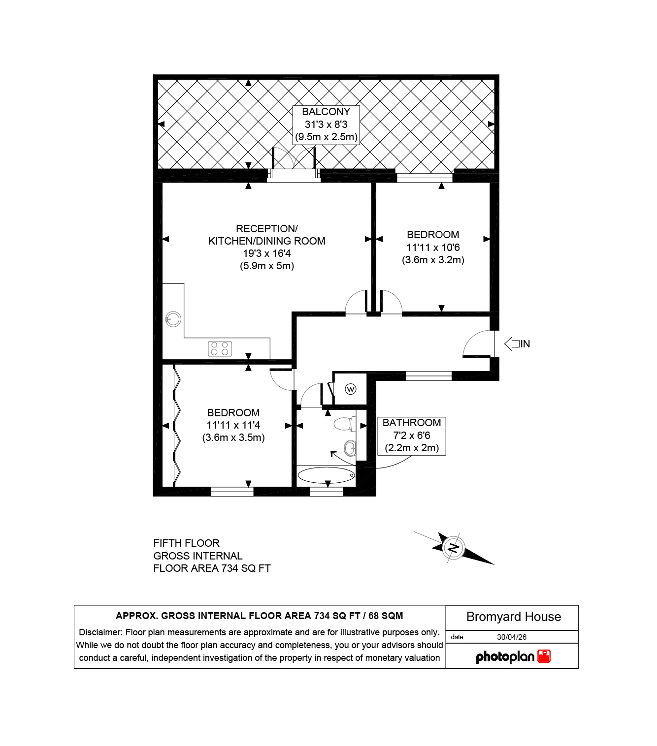London W3 7BE, London floorplan