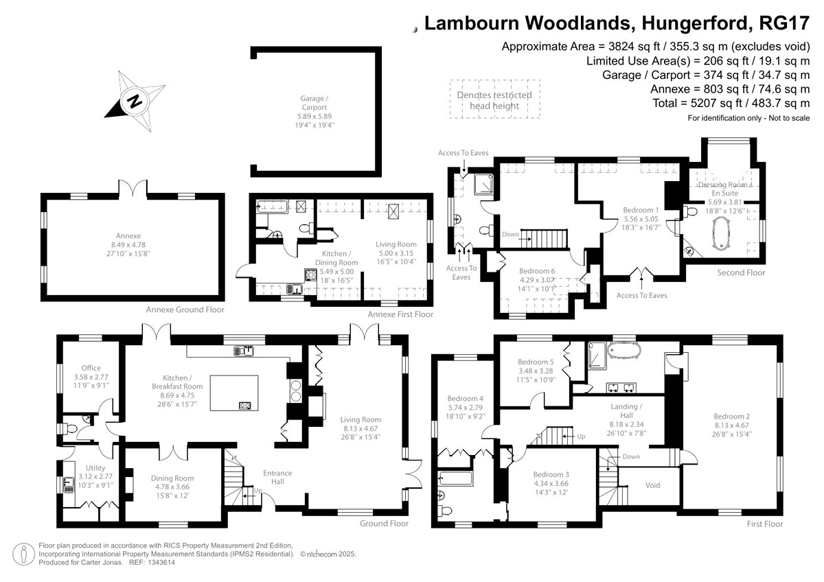 Boldstart Farm,, Lambourn Woodlands, Berkshire floorplan