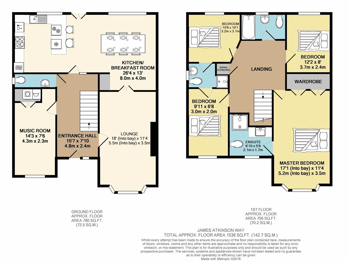 4 Bedrooms Detached house for sale in James Atkinson Way, Crewe CW1