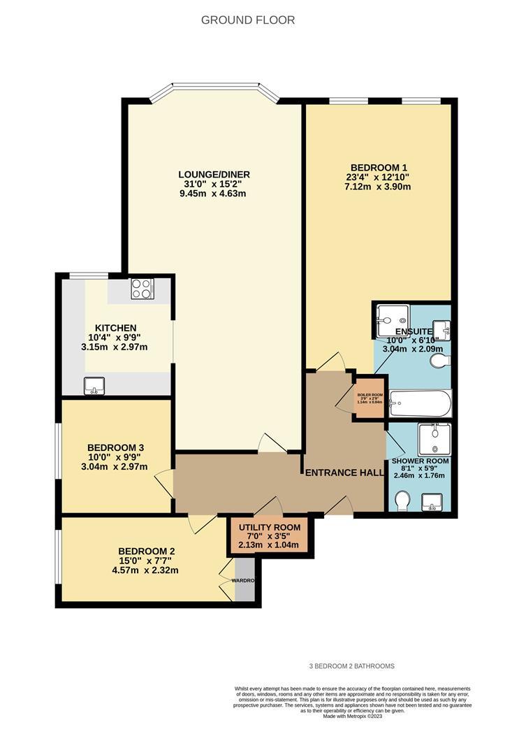 Apt 7, Chesham House, Bowdon floorplan