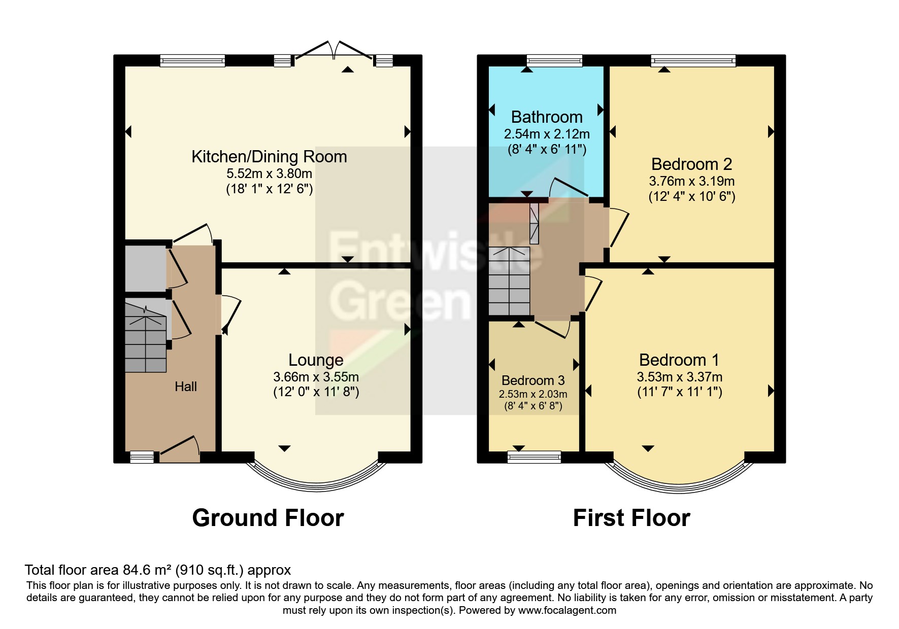 13, Orkney Road, Lancashire floorplan