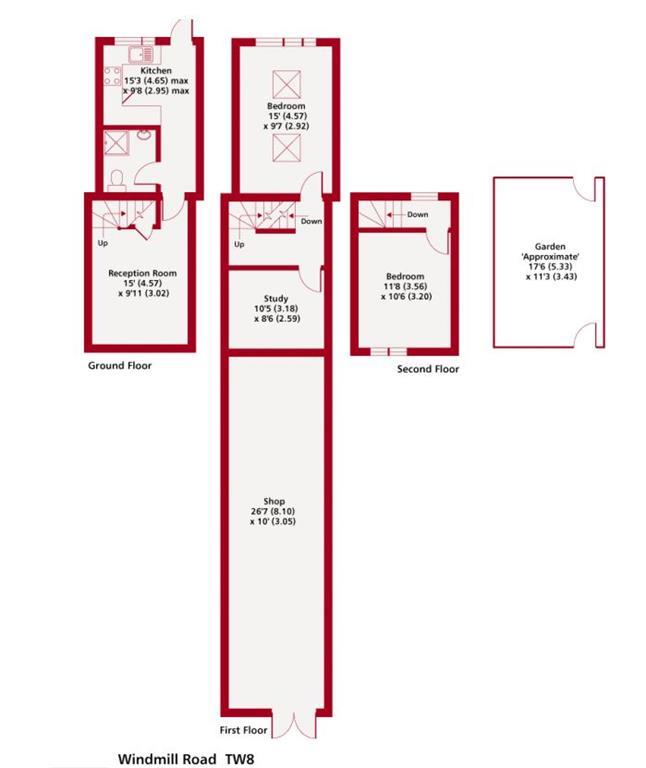 45, Windmill Road, Brentford floorplan