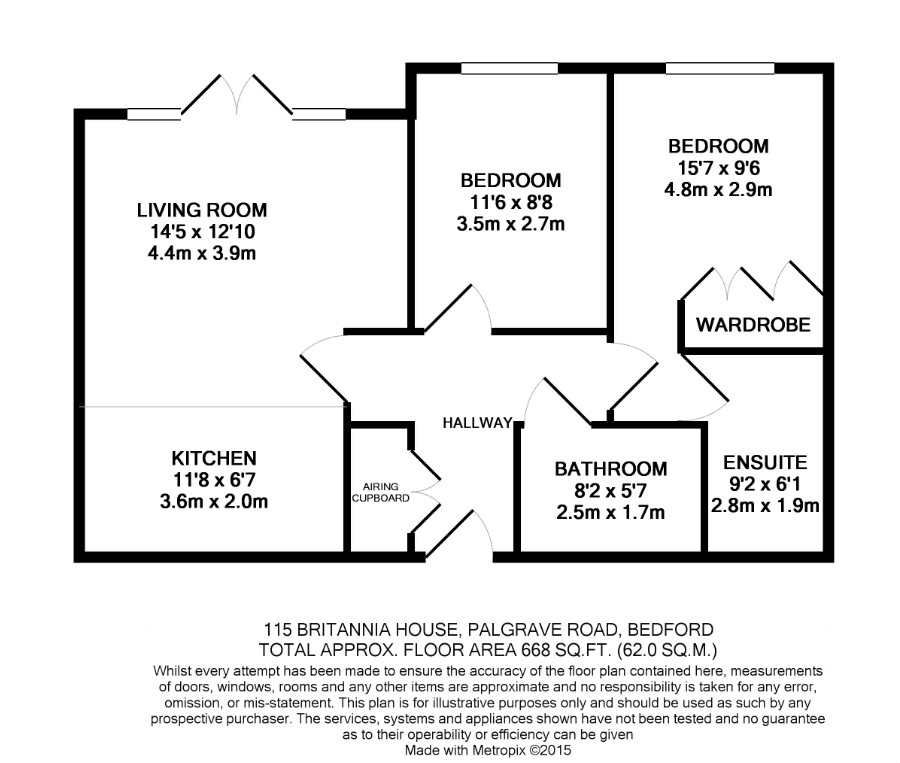 2 Bedrooms Flat to rent in Omega Riverside, Palgrave Road, Bedford MK42