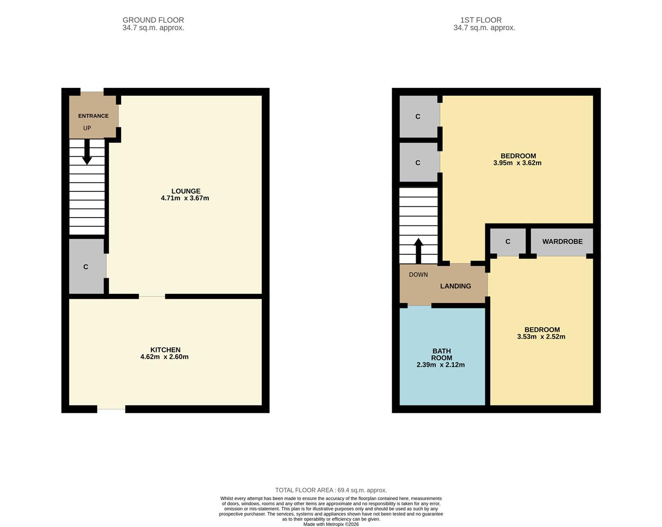36, Finlaggan Crescent, Dundee floorplan