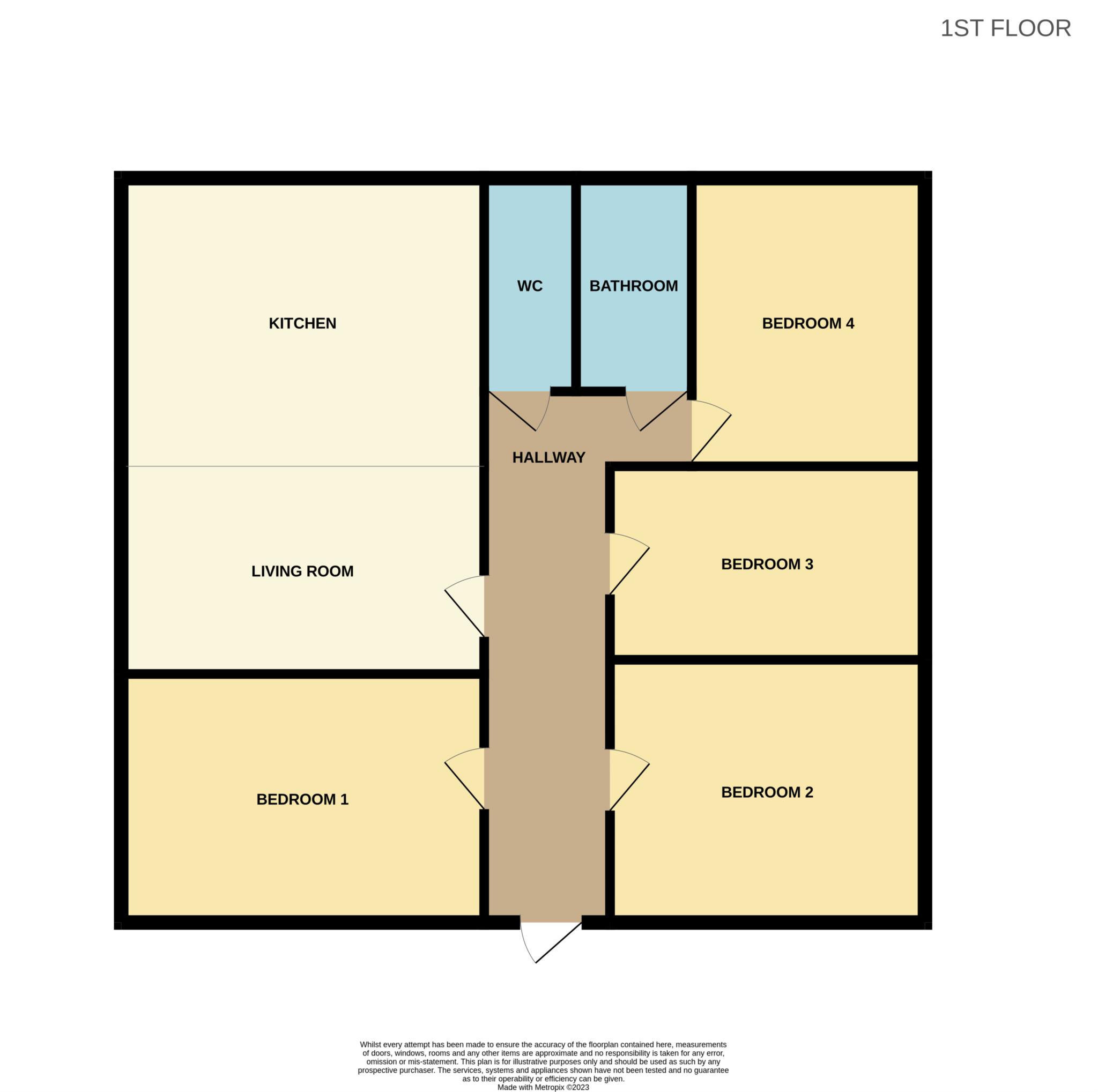 Flat 4 Chapel Court, Castle Boulevard, Nottingham floorplan