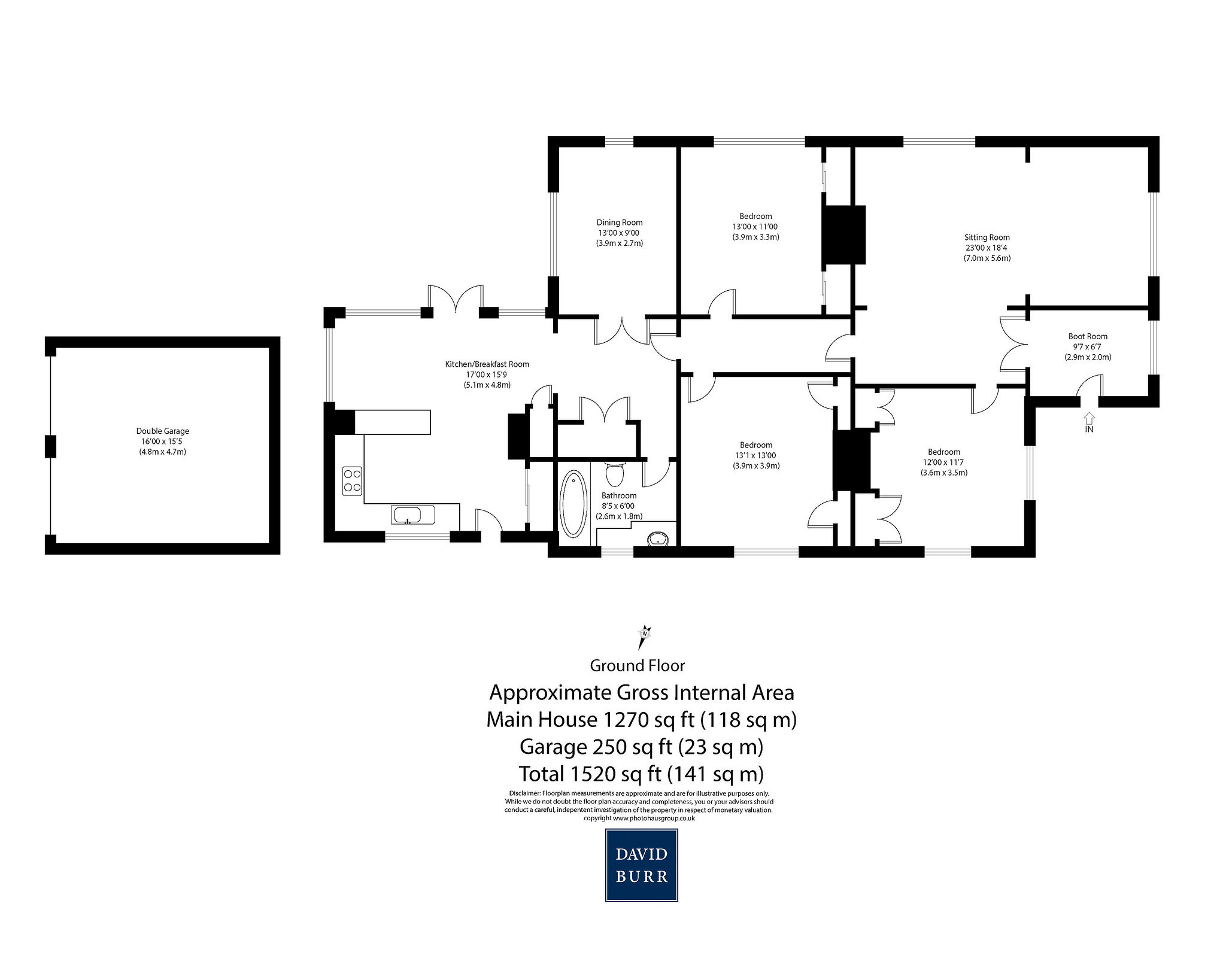 The Bungalow, Nayland Road, Colchester floorplan
