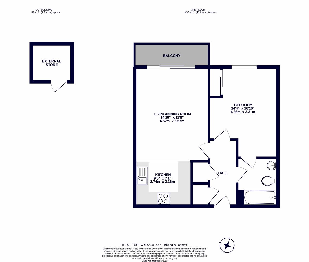 34 Zeus Court, Fairfield Road, West Drayton floorplan