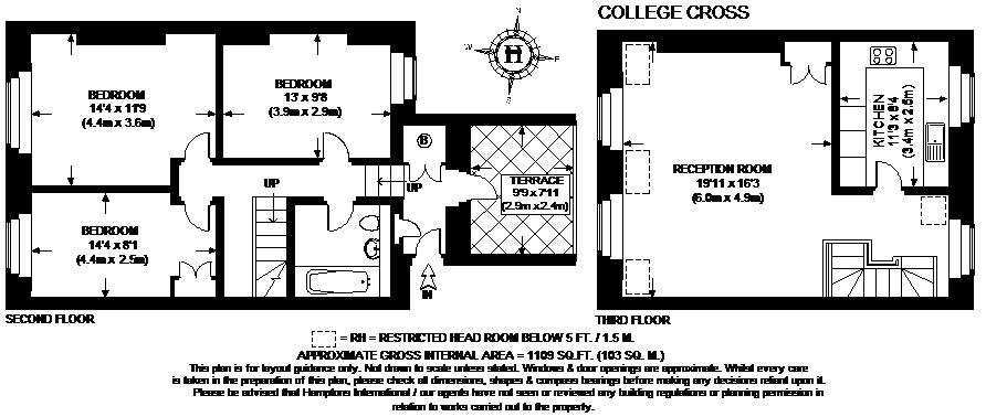 3 Bedrooms Flat to rent in College Cross, London N1