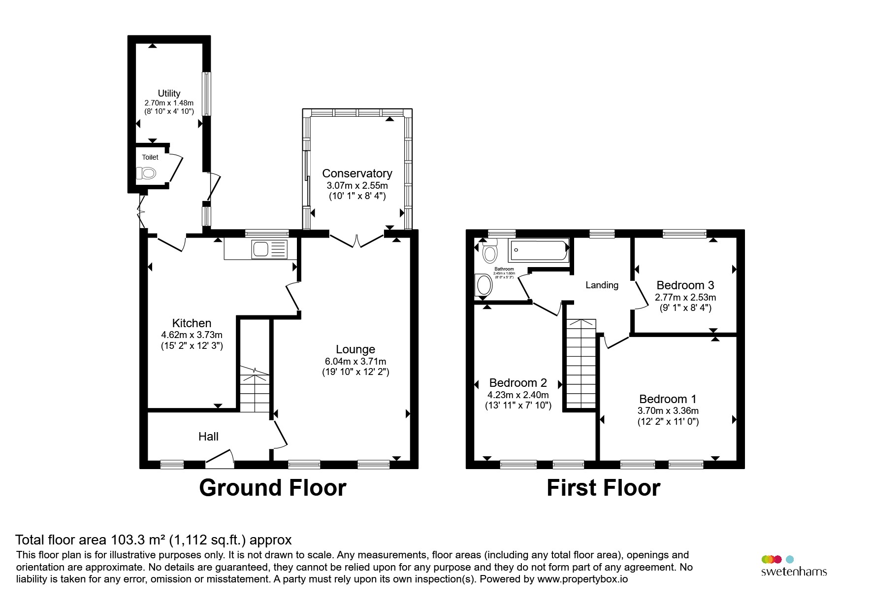 118, Farm Road, Northwich floorplan