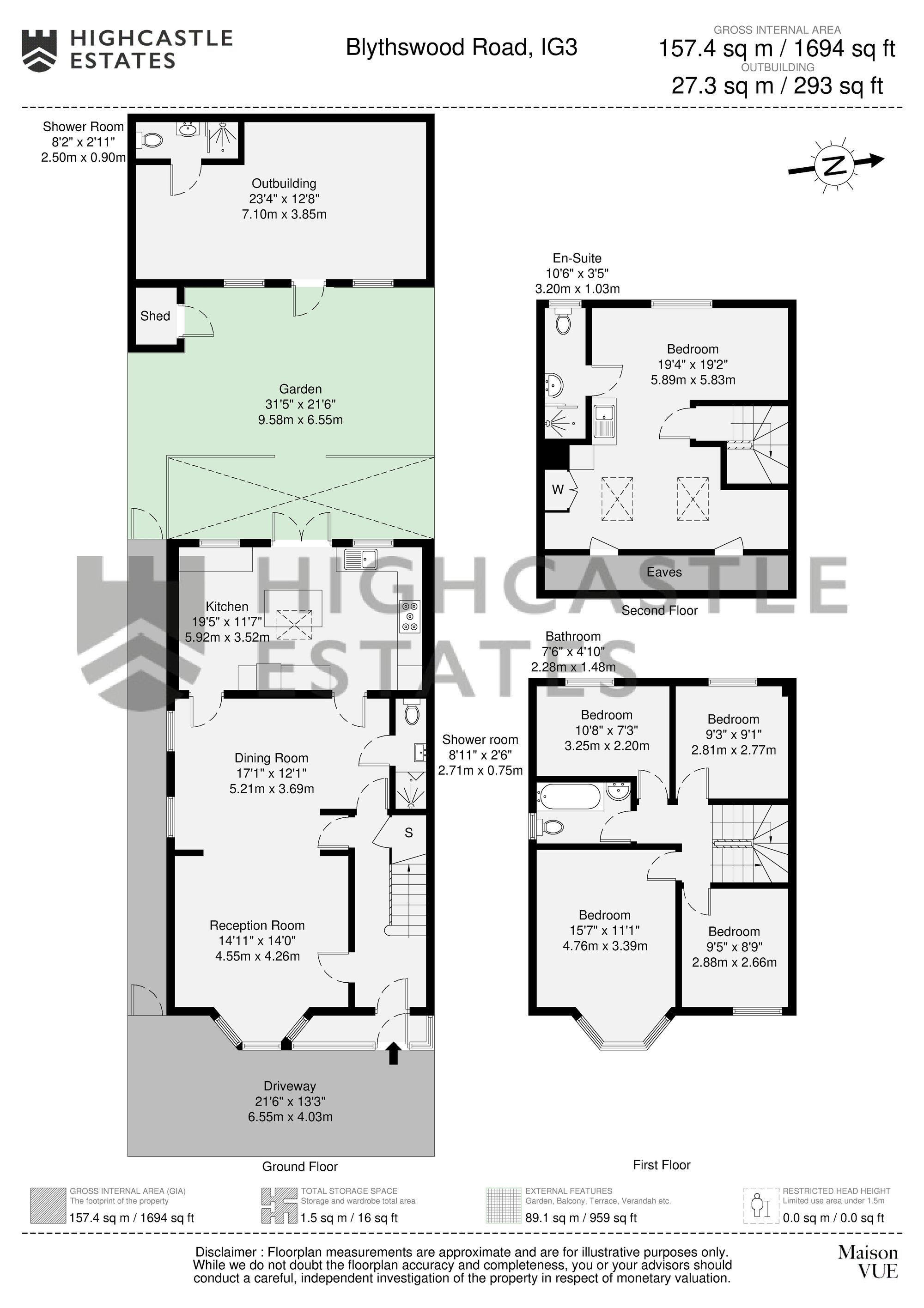 27 Blythswood Road, Essex floorplan