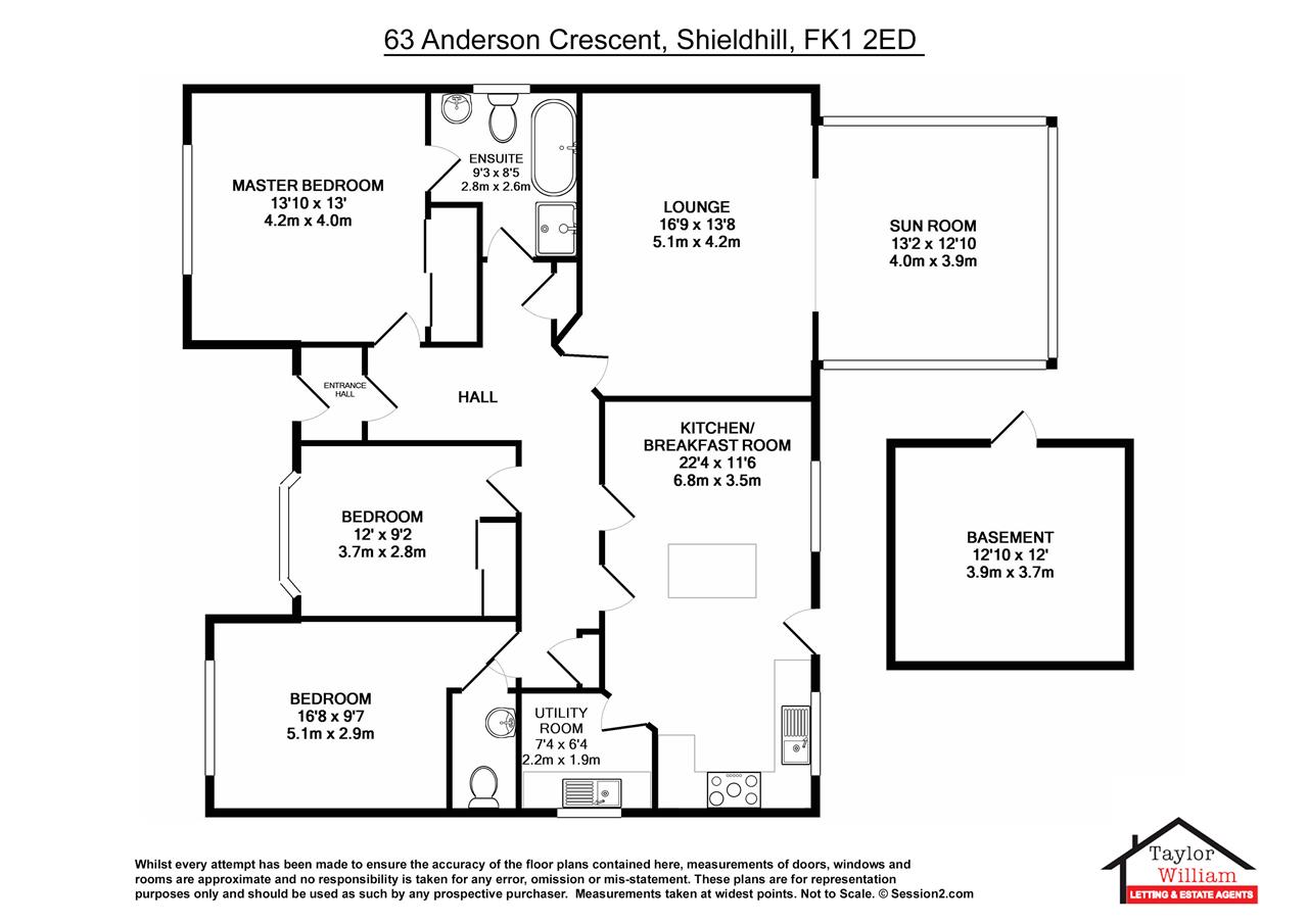 3 Bedrooms Bungalow for sale in Anderson Crescent, Shieldhill, Falkirk FK1